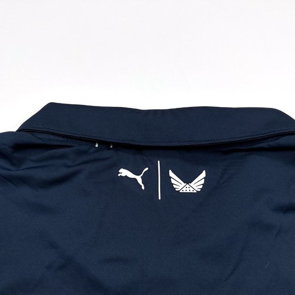 Puma Volition XXL Men's Flag Paisley Pocket USA Polo Golf Navy Shirt NWT - Picture 7 of 7